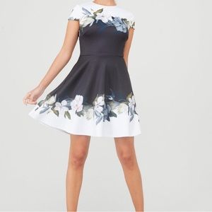Ted Baker Louva Opal Floral Print Skater Dress